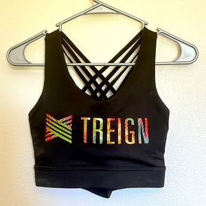 Treign - Athena sports bra - Black - L